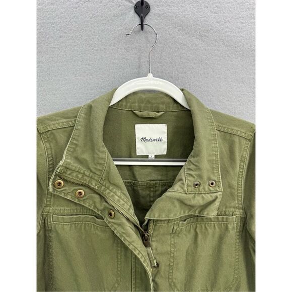 Madewell Womens Green Long Sleeve Military Dispatch Utility Jacket Size Small - Picture 5 of 9